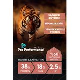 Pro Performance Mother Baby Kitten Somonlu Ve Pirinçli Anne Yavru Kedi Maması 15 Kg