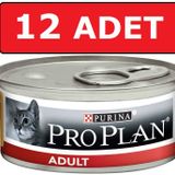 Pro Plan 12x85 gr Adult Tavuk Etli Yetişkin Kedi Konservesi
