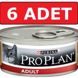 Pro Plan 6x85 gr Adult Tavuk Etli Yetişkin Kedi Konservesi