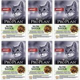Pro Plan 6x85 gr Nutri Savour Kuzu Etli Yaş Kedi Maması
