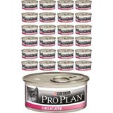 Pro Plan 85 gr 24 Adet Delicate Hindi Etli Kedi Konservesi