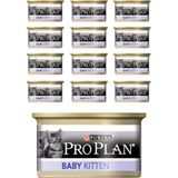 Pro Plan Baby Cat Tavuklu 12x 85 gr Yavru Kedi Konserve Maması