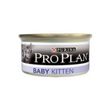Pro Plan Baby Kitten Tavuk Etli Yavru Yaş Kedi Konserve Maması, 85gr, 24 Adet PR-K85Y
