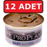 Pro Plan Baby Kitten Tavuklu Yavru Kedi Konservesi Yaş Mama 12 Adet X 85 Gr