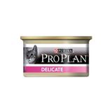 Pro Plan Delicate Hassas Hindi Etli Kedi Konserve, 85 Gr, 6'lı Paket PP-DHHK-85-56