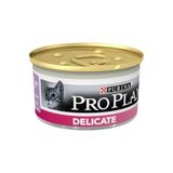 Pro Plan Delicate Hindi Etli Konserve Yetişkin Kedi Maması, 24 x 85 gr PP-K24D