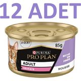 Pro Plan Delicate Hindi Etli Yetişkin Kedi Konservesi 85 gr x 12 Adet
