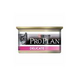 Pro Plan Delicate Hindili Kedi Konservesi, 85 gr, 6'lı Avantaj Paketi PR-K85D