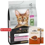 Pro Plan Delicate Kuzu Etli Hassas Sindirim Kedi Maması 3 Kg + 2 Adet Gourmet Çorba