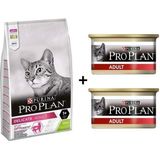 Pro Plan Delicate Kuzulu 10 kg Yetişkin Kedi Maması + 2x85 gr Tavuklu Kedi Konservesi