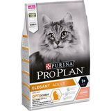 Pro Plan Elegant Derma Plus Somonlu Tüy Yumağı Önleyici Yetişkin Kedi Açık Mama 3 KG