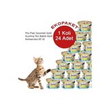 Pro Plan Gourmet Gold Kıyılmış Ton Balıklı Kedi Konservesi 85 gr 24 Adet Premium Mama
