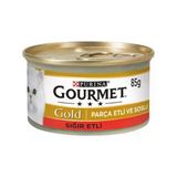 Pro Plan Gourmet Yetişkin Kedi Konserve Parça Etli Yaş Mama Sığır Etli 20 Adet