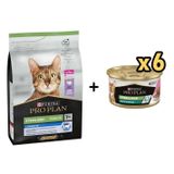 Pro Plan Hindili Kısırlaştırılmış +7 Yaşlı Kedi Maması 3 Kg + 6 Adet Proplan Sterilised Ton ve Somonlu Kısırlaştırılmış Kedi Konservesi 85 Gr