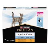 Pro Plan Hydra Care Kediler İçin Su Alımını Destekleyici Besin Takviyesi 10X75gr | Yetişkin Kedilerin Nemini Korumak İçin Tavuk Aromalı Tamam