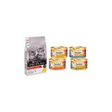 Pro Plan Kitten Junior Tavuklu Kedi Maması 1,5 kg + Gourmet Gold Karışık Konserve 4 Adet Set A-490035781
