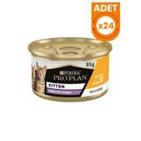 Pro Plan Kitten Tavuklu 24x85 gr Yavru Kedi Konserve Maması