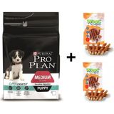 Pro Plan Kuzulu Yavru Köpek Maması 3 kg + 2 Adet Wooc Ödül 80 gr