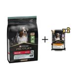 Pro Plan Kuzulu Yetişkin Köpek Maması 3 Kg + 2 Adet Pro Plan Everyday Nutrition Hindili Köpek Konservesi 400 Gr