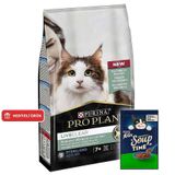 Pro Plan Live Clear Senior Sterilised Hindi Kısırlaştırılmış Kedi Maması 1,4 Kg + Felix Soup Time Çorba