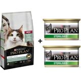 Pro Plan Live Clear Sterilised Somonlu Kısır 1.4 kg Kedi Maması + 2 Adet Pro Plan Somonlu Kısır 85 gr Kedi Konservesi