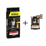 Pro Plan Medium Adult Tavuklu Yetişkin Köpek Maması 14+2,5 Kg + 2 Adet Proplan Hindili Yetişkin Köpek Konservesi 400 Gr