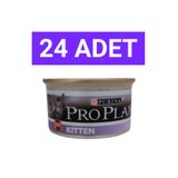 Pro Plan Pro Plan Baby Kıtten-Yavru Ve Emziren Anne Kediler Için Konserve Yaş Mama 85Gr.X 24 Adet