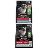 PRO PLAN Puppy Sensitive Digeston Kuzu Etli Yavru Köpek Maması 12 Kg+ 3 Kg