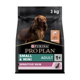 Pro Plan Small & Mini Adult Sensitive Skin, Somonlu ve Pirinçli Küçük Irk Yetişkin Köpek Maması, 3 kg