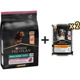 Pro Plan Somonlu Küçük Irk Yavru Köpek Maması 3 Kg + 2 Adet Pro Plan Everyday Nutrition Hindili Köpek Konservesi 400 Gr