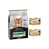 Pro Plan Sterilised Hindi Etli Kısırlaştırılmış Kedi Maması 3 Kg + Hindi Etli Konserve Maması 2 Adet