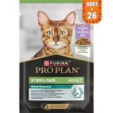 Pro Plan Sterilised Jöle İçerisinde Hindi Etli Kısırlaştırılmış Kedi Yaş Maması Pouch 85 Gr 26 Adet