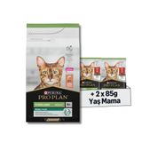 Pro Plan Sterilised Kisirlaştirilmiş Kediler Için Somonlu Kedi Mamasi 1,5 Kg + Pro Plan Pouch Sterilised Biftekli Kısır Kedi Konservesi 85gr x 2 Adet