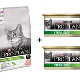 Pro Plan Sterilised Kısırlaştırılmış Somonlu Kedi Maması 10 kg + 2 Adet Pro Plan Somonlu Kısır Kedi Konservesi 85 gr