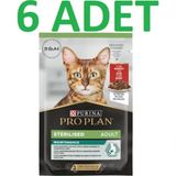 Pro Plan Sterilised Sığır Etli Kısırlaştırılmış Pouch Kedi 6x85 gr Yaş Mama