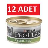 Pro Plan Sterilised Somon Balık Tatlı Kedi Konservesi 85 gr x 12 Adet Yaş Mama