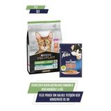 Pro Plan Sterilised Somonlu Kedi Maması 1.5 kg + Felix Pouch Ton Balıklı Yetişkin Kedi Konservesi 85 gr, Set PKTPROPLNSET6