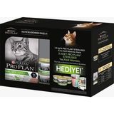 Pro Plan Sterilised Somonlu Süper Premium Kedi Maması 1,5 kg (85 gr x 3 Yaş Mama) Hediyeli