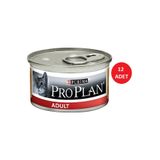 Pro Plan Tavuklu Yetişkin Kedi Yaş Maması, 85 gr, 12'li Set PR-K85Y
