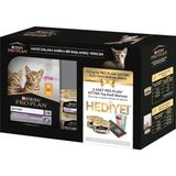 Pro Plan Yavru Kediler İçin Tavuk Etli Kuru Mama 1.5 Kg + Purina Pro Plan Yaş Yavru Kedi Maması 85 Gram