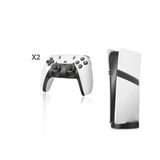 Pro Retro Oyun Konsolu Hdmı Çift Gamepad Seti 128 Gb Hafıza Kartlı 2.4G Kablosuz Beyaz Gs5