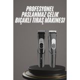 Pro Şarjlı Saç Sakal Tıraş Makinesi Ense Kesme Makinesi Lazer Öncesi Kısaltma - SPTROT4243-3 - Renkli