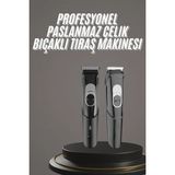 Pro Şarjlı Saç Sakal Tıraş Makinesi Ense Kesme Makinesi Lazer Öncesi Kısaltma Tdms-07 - 1