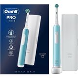 Pro Series 1 Mavi Elektrikli Diş Fırçası, 1 Diş Fırçası Başlığı, 1 Seyahat Çantası, Br - Renkli