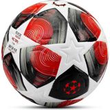Pro-Series Pu Futbol Topu Lazer Kesim Şampiyonlar Beton Halı Saha Resmi Maç Futbol Topu Kırmız� - Çok Renkli