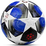 Pro-Series Pu Futbol Topu Lazer Kesim Şampiyonlar Beton Halı Saha Resmi Maç Futbol Topu Mavi 520 - Çok Renkli