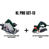 Pro Set-13 (1350 W 185 mm Elektrikli Daire TESTERE+850 W Planya Makinası) - Acı Kahverengi
