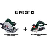 Pro Set-13 (1350 W 185 mm Elektrikli Daire TESTERE+850 W Planya Makinası) - Çok Renkli - Standart