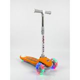 PRO Toys Harekete Duyarlı Işıklı/ledli Üç Teker Ayarlanabilir ve Katlanabilir Fren Sistemli Çocuk Scooter - Turuncu