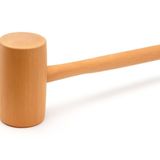 Proalet Ahşap Tokmak, El Yapımı Doğal Ağaç, Marangozluk Tokmağı, Gemicilik El Aleti, Mutfak, Kuruyemiş ve Zanaat İçin, Ergonomik Saplı, Tahta, Dayanıklı Yapı